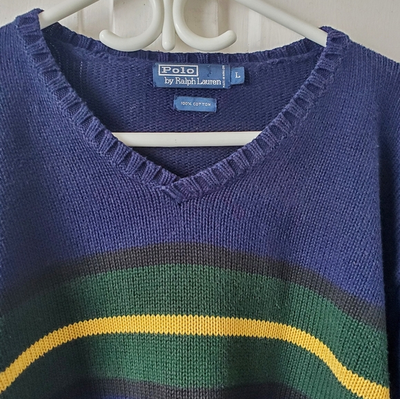 90s Polo Ralph Lauren Sweater. Large. - Picture 3 of 4